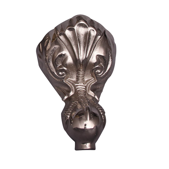 Antonio 55" Cast Iron Roll Top Tub Kit-Brushed Nickel Accessories