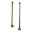 Columbus 61" Cast Iron Double Roll Top Tub Kit-Polished Brass Accessories