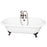 Columbus 61″ Cast Iron Double Roll Top Tub Kit – Oil Rubbed Bronze Accessories