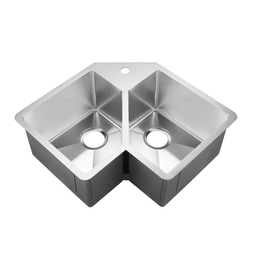 Montague Double Bowl Stainless Kitchen Sink
