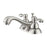 Donata 4" Centerset Lavatory Faucet with Metal Lever Handles