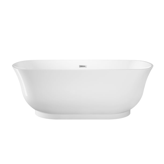 Celeste 67" Acrylic Tub with Integral Drain and Overflow