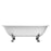 Colin 70" Acrylic Double Roll Top Tub