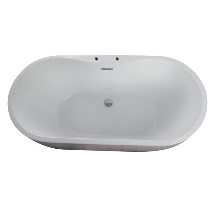 Penney 61" Acrylic Freestanding Tub with Integral Drain
