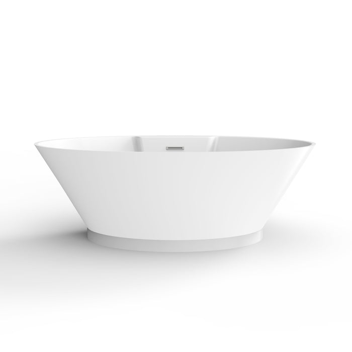 Portia 67" Acrylic Freestanding Tub with Integral Drain
