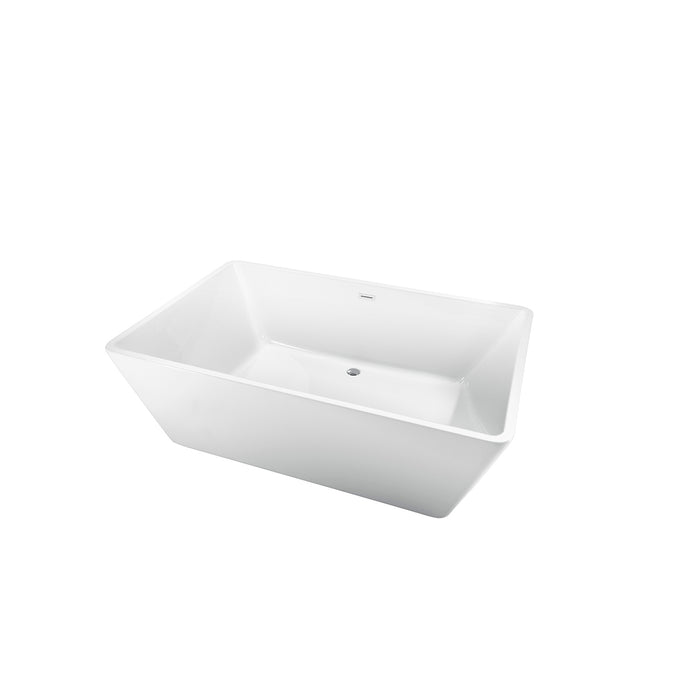 Vaughn 71" Extra Wide Acrylic Tub with Integral Drain