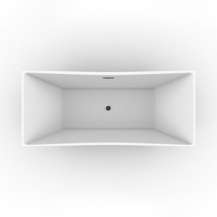 Tairo 67" Acrylic Tub with Integral Drain and Overflow