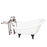 Fillmore 60″ Acrylic Slipper Tub Kit in White – Oil Rubbed Bronze Accessories