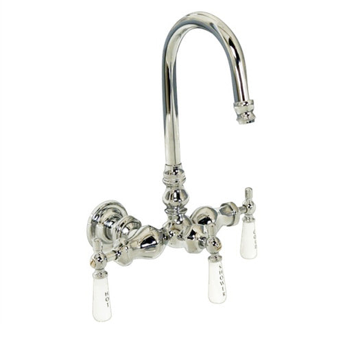 Wall Mount Clawfoot Tub Filler for Cast Iron Tub