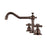 Roma Widespread Lavatory Faucet  with Button Cross Handles