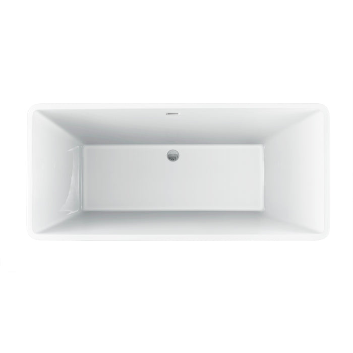 Siren 64" Acrylic Tub with Integral Drain and Overflow