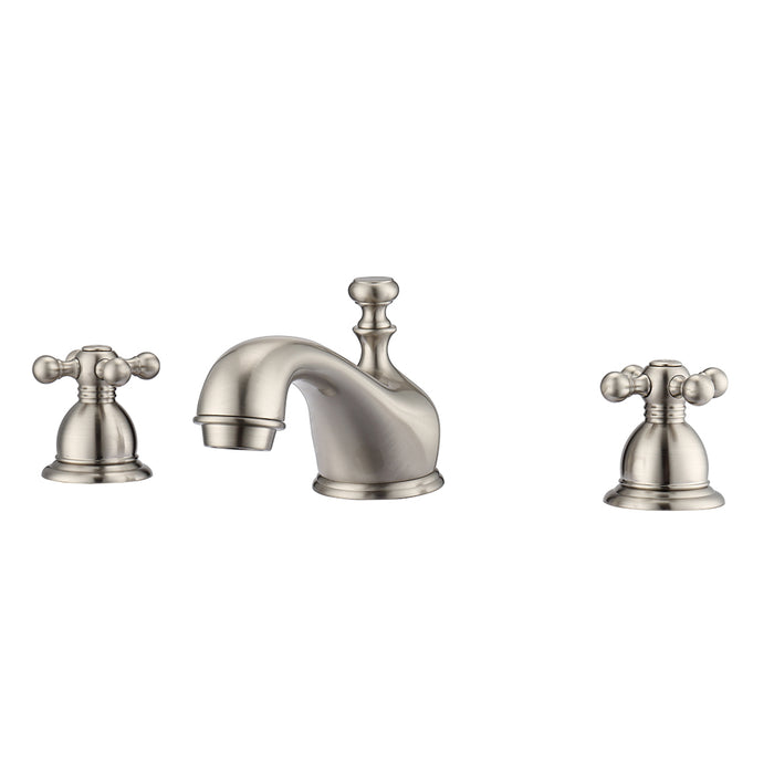 Marsala Widespread Lavatory Faucet with Metal Cross Handles