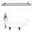 Beecher 60″ Cast Iron Roll Top Tub Kit – Oil Rubbed Bronze Accessories
