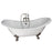 Marshall 72″ Cast Iron Double Slipper Tub Kit – Brushed Nickel Accessories