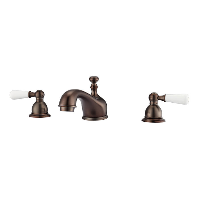Marsala Widespread Lavatory Faucet with Porcelain Lever Handles