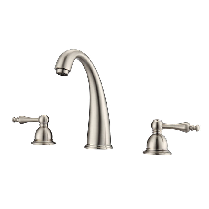 Maddox Widespread Lavatory Faucet with Metal Lever Handles