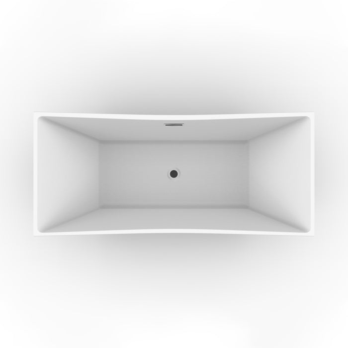 Tanya 71" Acrylic Tub with Integral Drain and Overflow