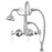 Clawfoot Tub Filler – Diverter Faucet with Code Gooseneck Spout