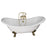 Marshall 72″ Cast Iron Double Slipper Tub Kit – Polished Brass  Accessories