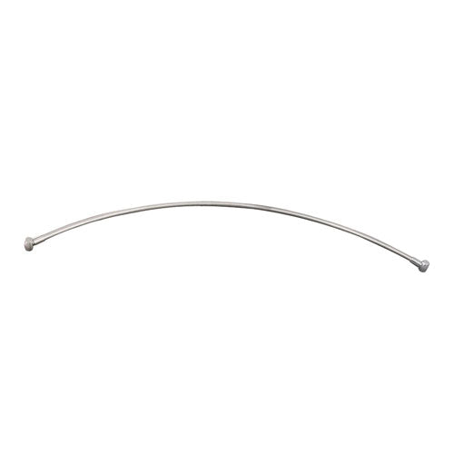 Curved Shower Rod with Flanges