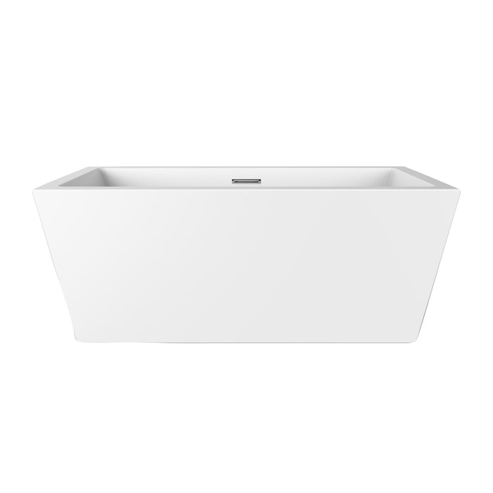 Sheldon 59" Acrylic Tub with Integral Drain and Overflow