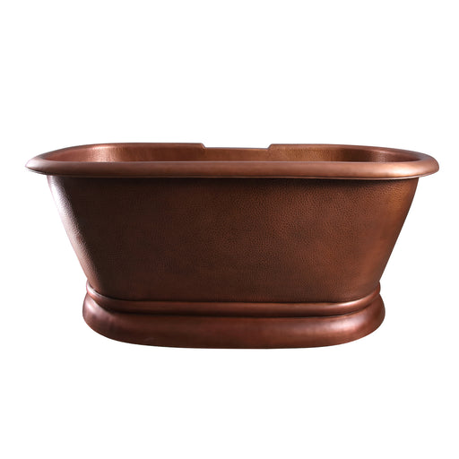 Reedley 61" Copper Double Roll Top Tub