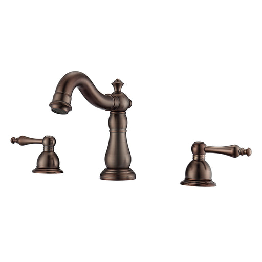 Aldora Widespread Lavatory Faucet with Metal Lever Handles