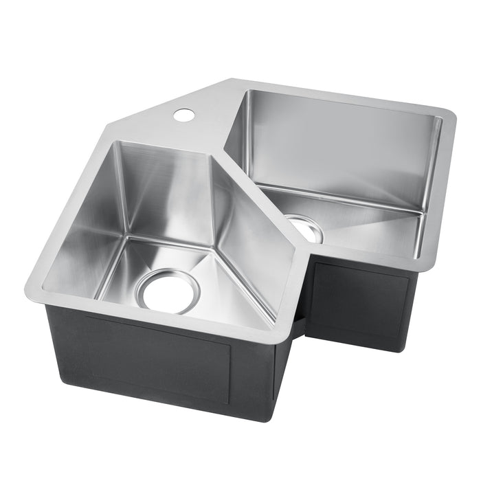 Montague Double Bowl Stainless Kitchen Sink