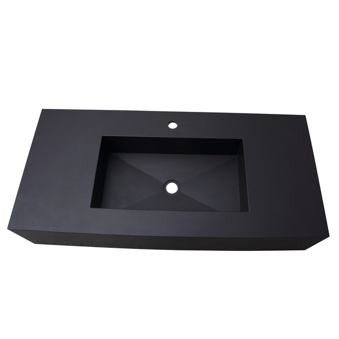 Precious 40" Wall-Hung Sink with Invisible Drain