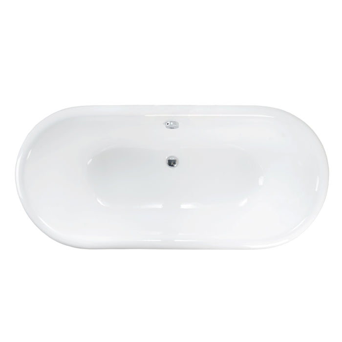 Duet 67" Cast Iron Double Roll Top Tub