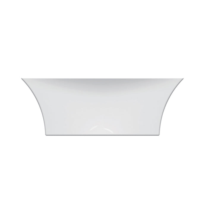 Simone 67" Acrylic Tub with Integral Drain and Overflow