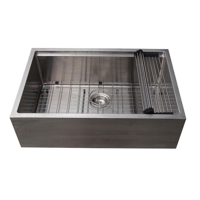 Bailey Stainless Steel Farmer Sink with Ledge