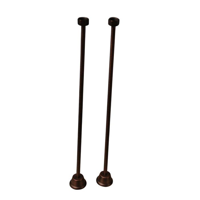 Columbus 61″ Cast Iron Double Roll Top Tub Kit – Oil Rubbed Bronze Accessories