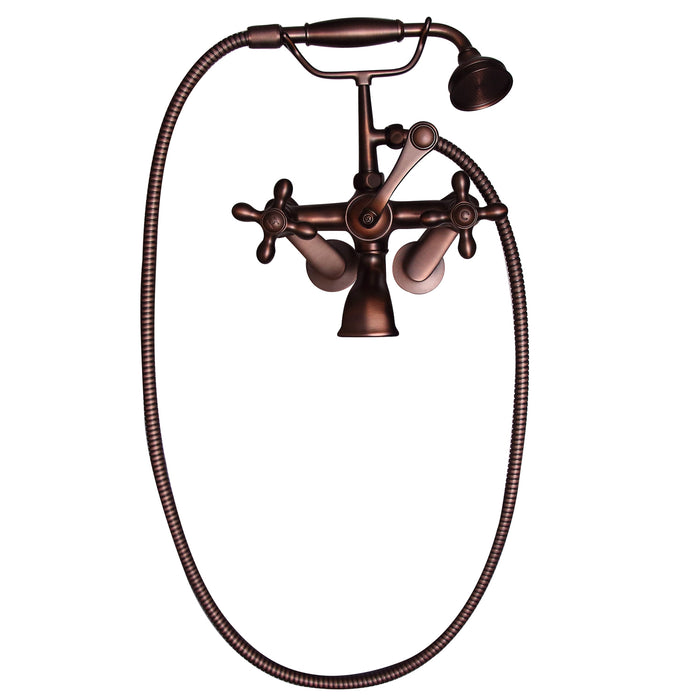 Brocton 65″ Cast Iron Roll Top Tub Kit – Oil Rubbed Bronze Accessories