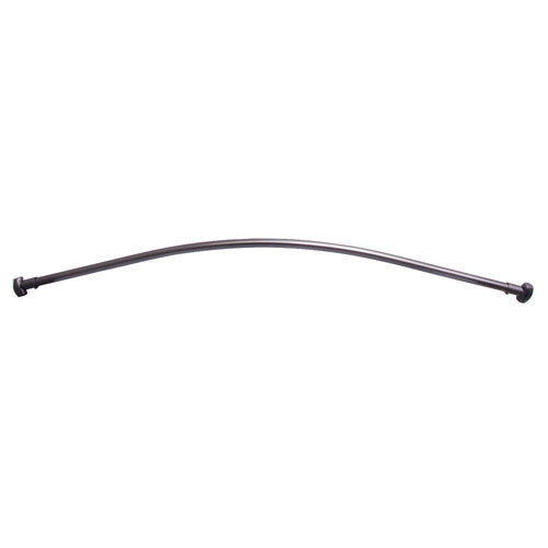 Curved Shower Rod with Flanges
