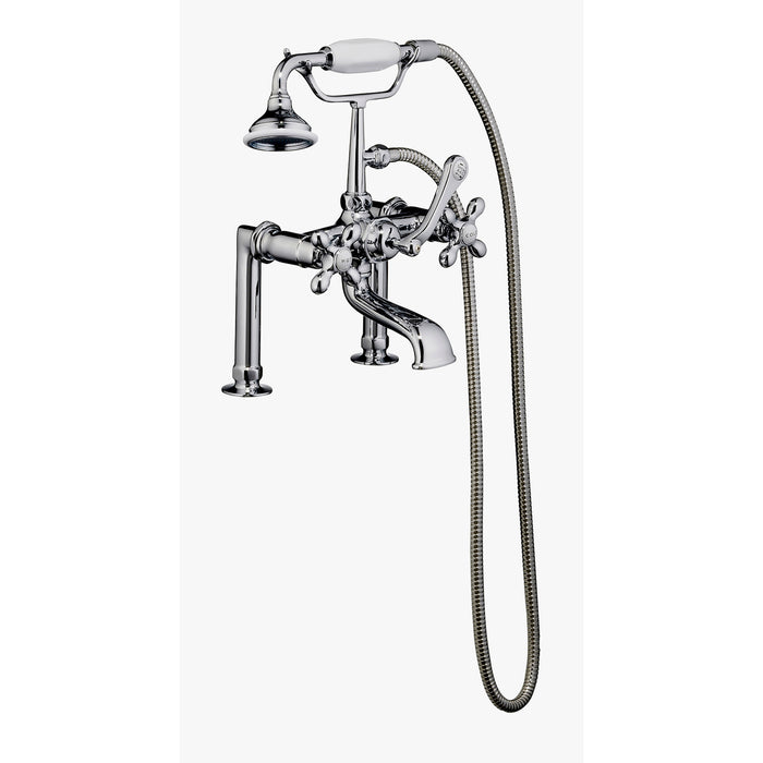 Griffin 61″ Cast Iron Slipper Tub Kit – Polished Chrome Accessories