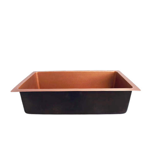 Rocio Single Bowl Copper Kitchen Sink