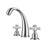 Maddox Widespread Lavatory Faucet with Porcelain Cross Handles