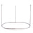 36" Oval Shower Curtain Ring