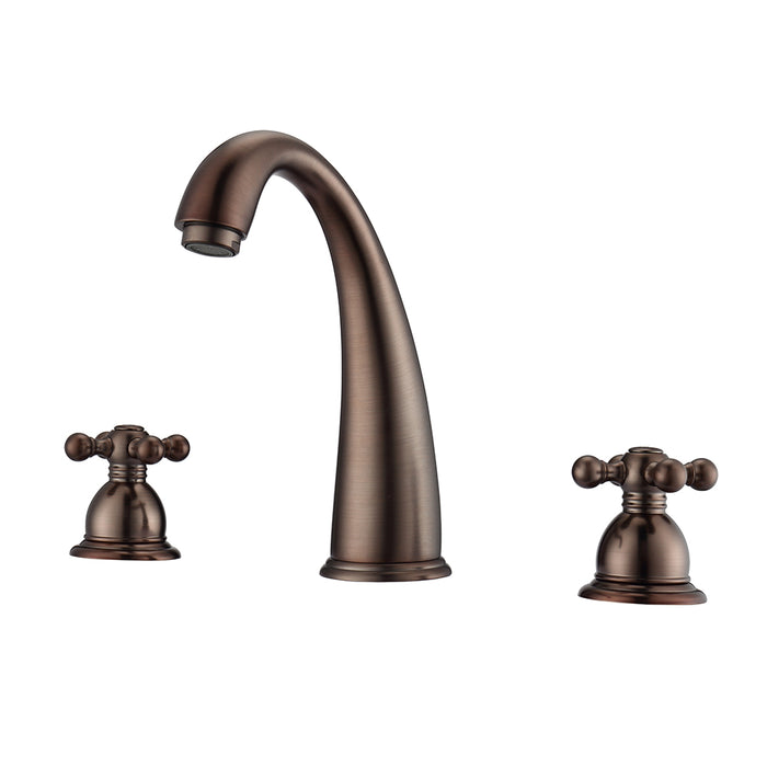 Maddox Widespread Lavatory Faucet with Metal Cross Handles